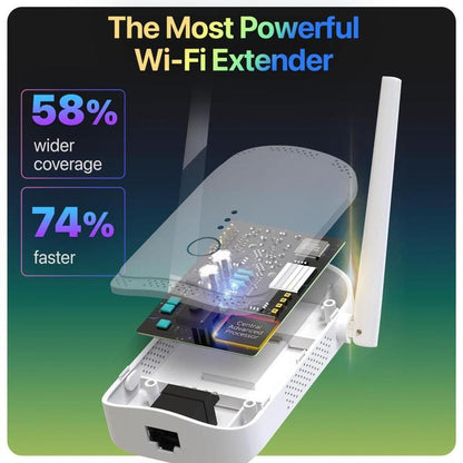 Mucard Fastest Wifi Extender Booster | Latest Release up to 74% Faster | Broader Coverage than Ever Wifi Signal Booster for Home | Internet Booster Wifi Repeater, W/Ethernet, Made for USA